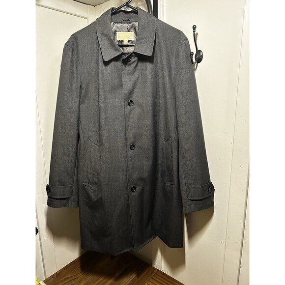 Michael Kors Men's Franklin Jacket Single-Breasted Year Round Raincoat Size 40S - Picture 1 of 9